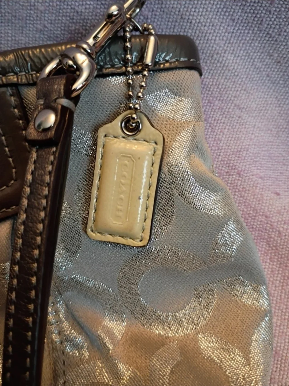 Coach wristlet clutch